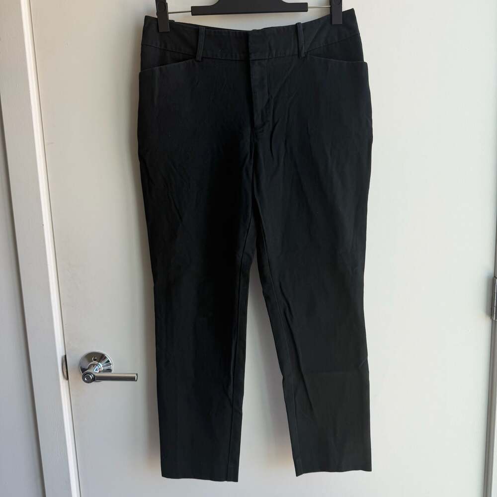 A New Day Black Stretch Ankle Pants Women's Size 10